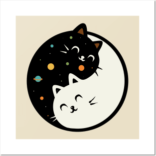 Space Kittens - Cute cats in space Posters and Art